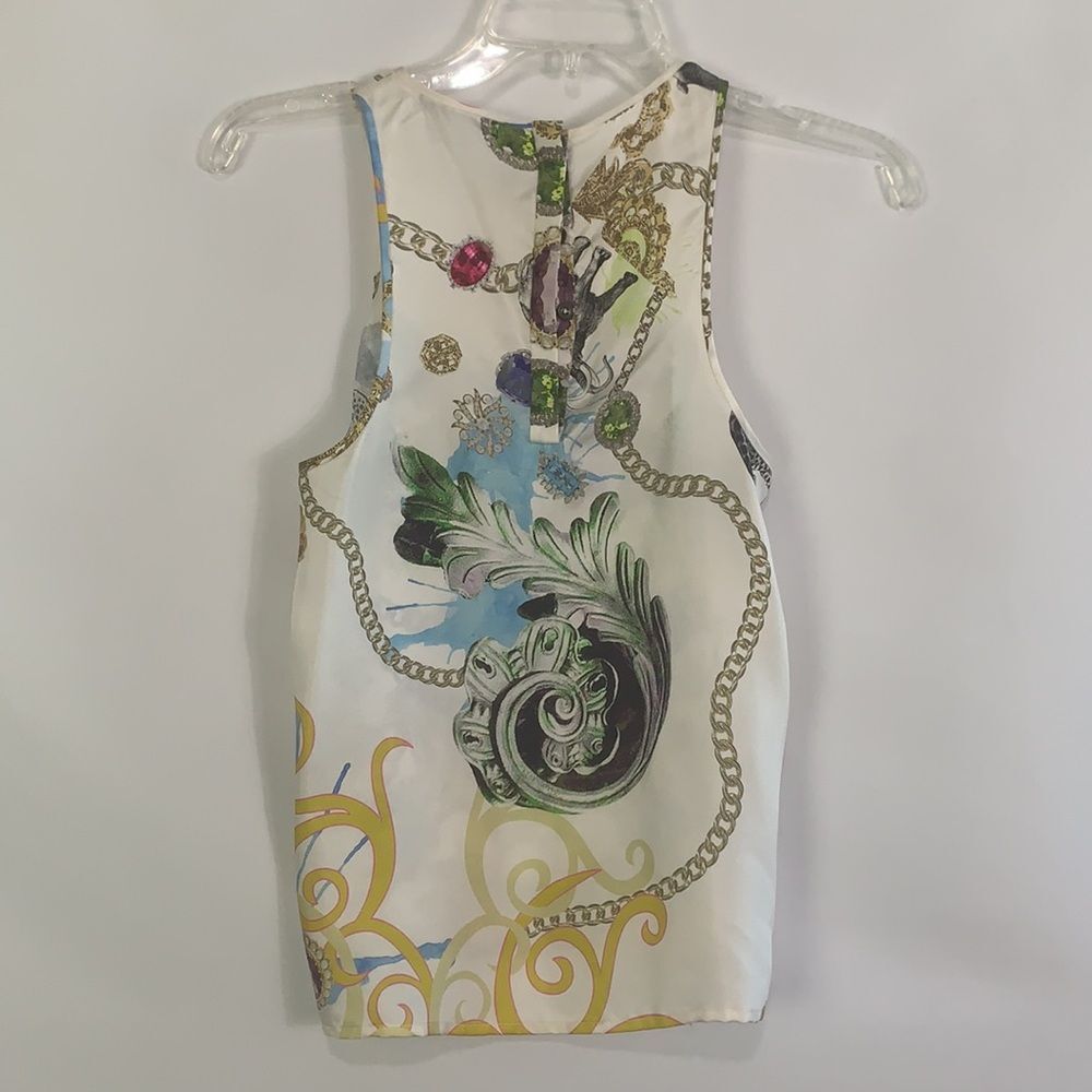 Tibi Multi Print With Leopard Tank Top - image 5